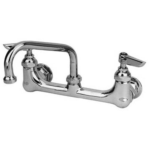 (image for) T&S Brass 265 FAUCET,8"WALL18"DBL 